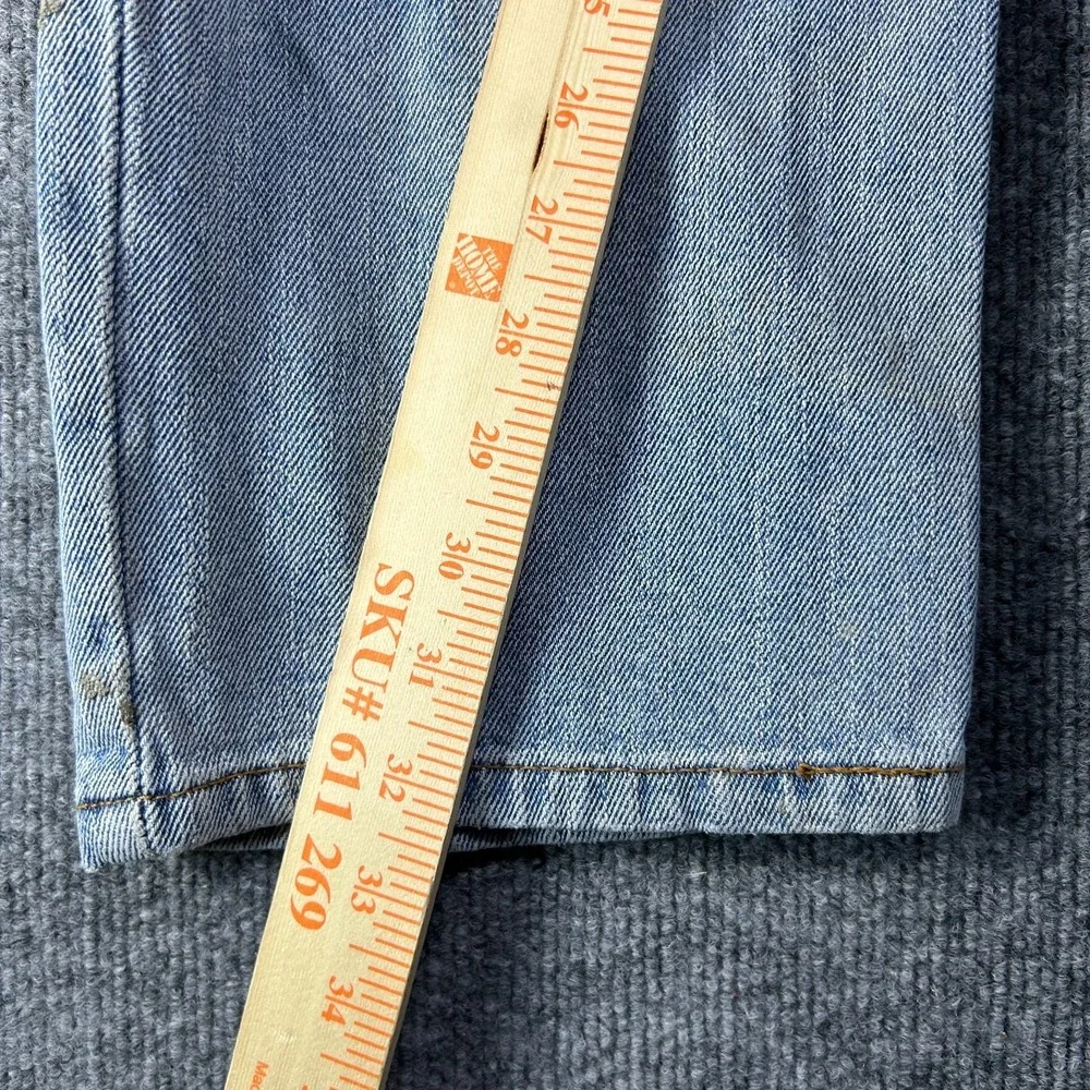 Levi's 550 Relaxed Fit Jeans Mens Light Blue Wash Denim Cotton Zip Fly - 33X32.5